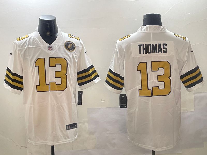 Men New Orleans Saints #13 Thomas White 2024 Nike Limited NFL Jersey style 01043->new orleans saints->NFL Jersey